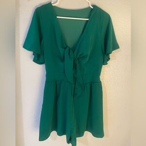 Green Women's romper